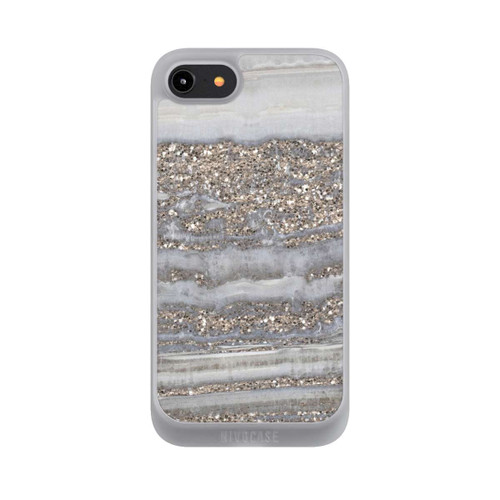 Apple iPhone 7 NIVOpure White Glitter Marble Look