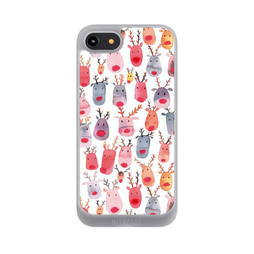 Apple iPhone 7 NIVOpure  Niedliches Rentieraquarell
