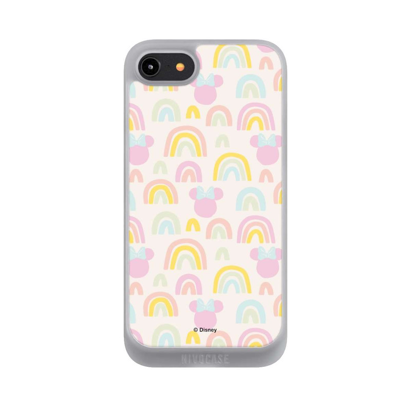 iPhone 7 NIVOpure Minnie Regenbogen Muster