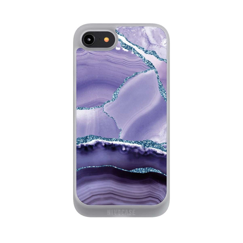 iPhone 7 NIVOpure Lilac Marble Landscape