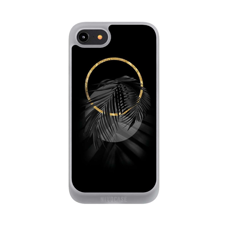 iPhone 7 NIVOpure tropische Blätter schwarz