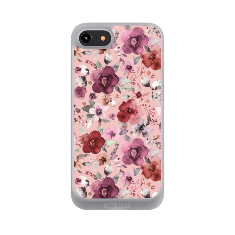 iPhone 7 NIVOpure Üppiger romantischer Blumenstrauß rosa