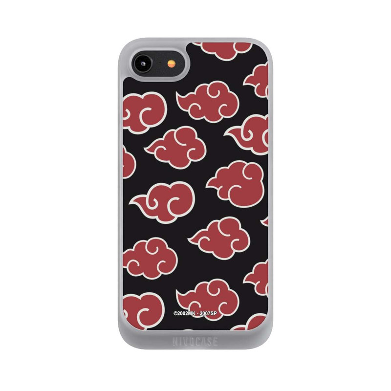 iPhone 7 NIVOpure Akatsuki Pattern Black Big