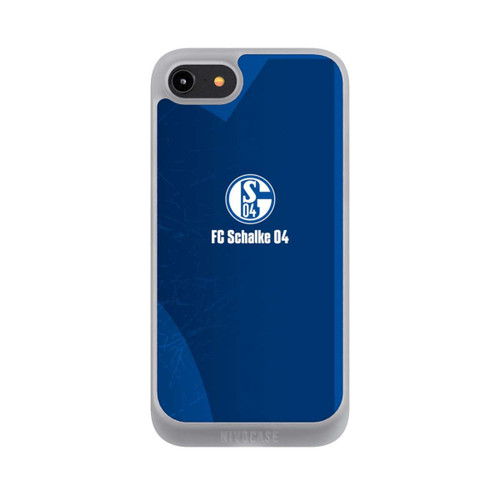 Apple iPhone 7 NIVOpure Schalke 04 Blauer Hintergrund Mit Logo