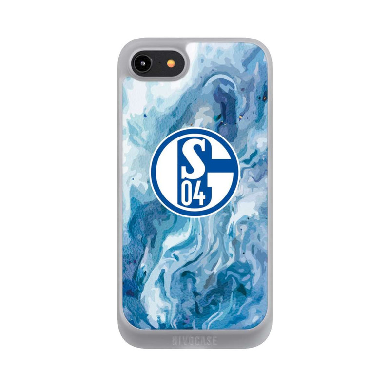 iPhone 7 NIVOpure Schalke 04 Flüssig Blau