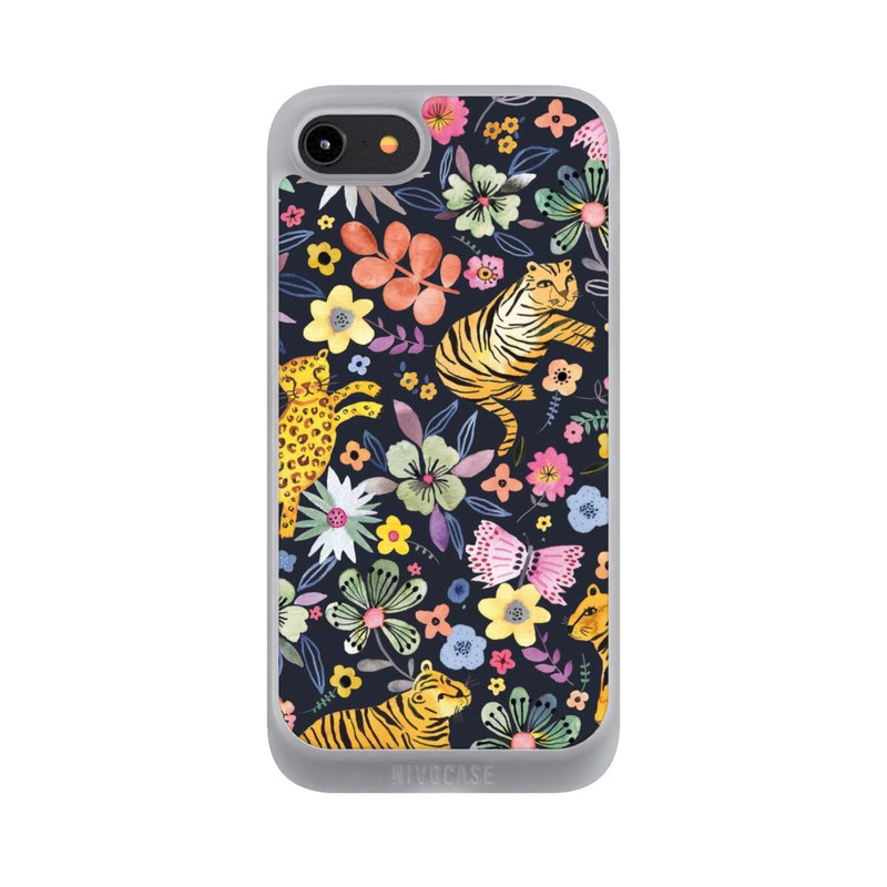 iPhone 7 NIVOpure Spring Tigers Flowers Black