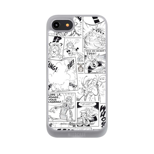 Apple iPhone 7 NIVOpure Asterix Comic Schwarz und Weiß