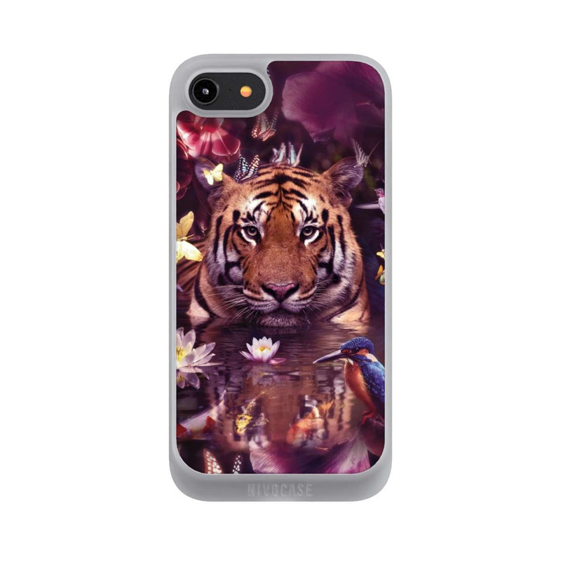 iPhone 7 NIVOpure Tiger Blumenrahmen