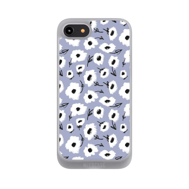 iPhone 7 NIVOpure Flower Pattern Lila