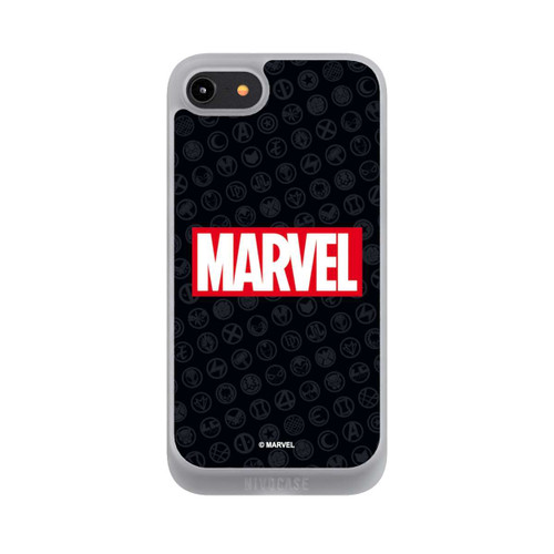Apple iPhone 7 NIVOpure Marvel Logo Black Red 