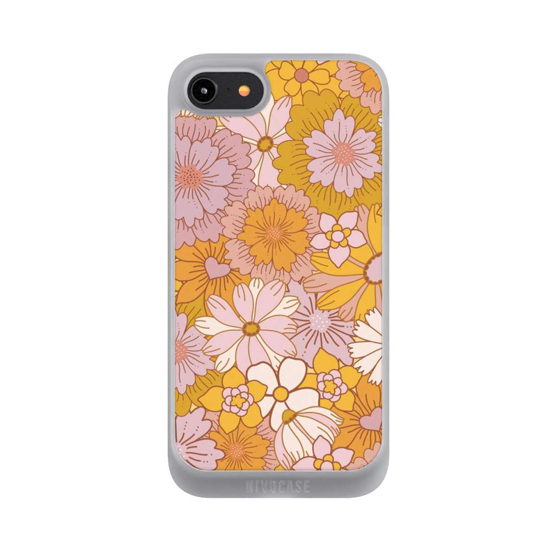 iPhone 7 NIVOpure Retro Flower Walpaper Yellow
