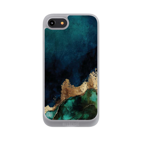 Apple iPhone 7 NIVOpure Petrolblau mit Gold