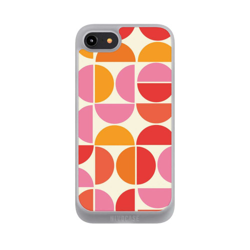 Apple iPhone 7 NIVOpure Retro Trend Pattern Orange