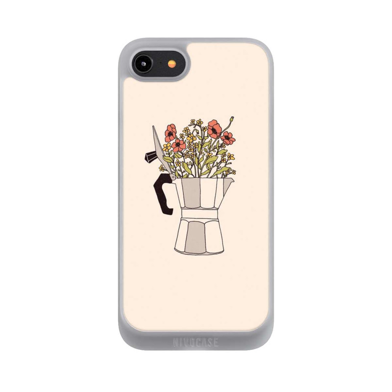 iPhone 7 NIVOpure Moka Blumen