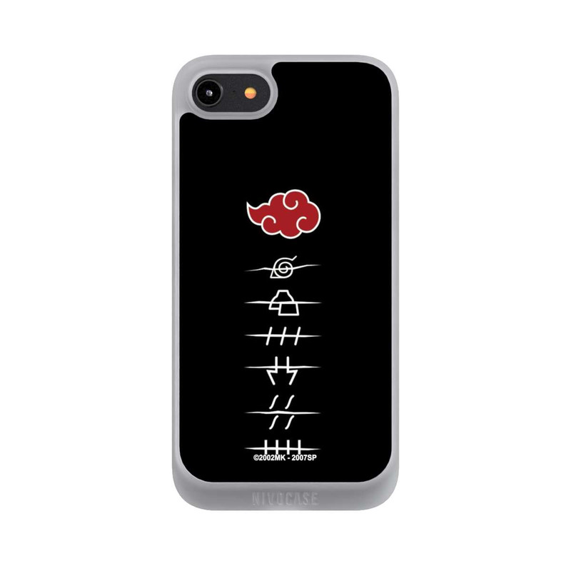 iPhone 7 NIVOpure Akatsuki Member Symbols Black