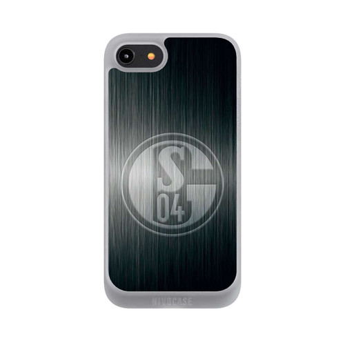Apple iPhone 7 NIVOpure Schalke 04 Metall Look