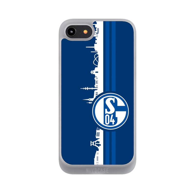 iPhone 7 NIVOpure Schalke 04 Skyline Blau