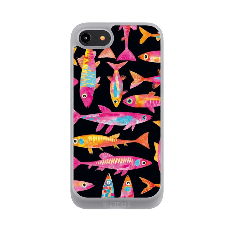 iPhone 7 NIVOpure Funky bunte Fisch Parade mit KI