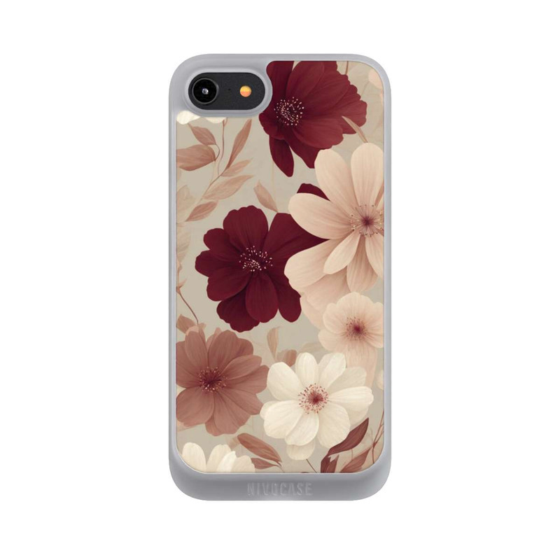 iPhone 7 NIVOpure Romantische Pastellblumen mit KI