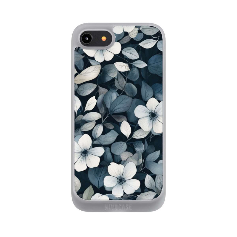 iPhone 7 NIVOpure Blaue Negativblumen mit KI
