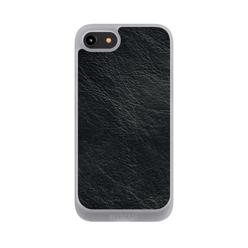 iPhone 7 NIVOpure Schwarzer Lederlook Hintergrund