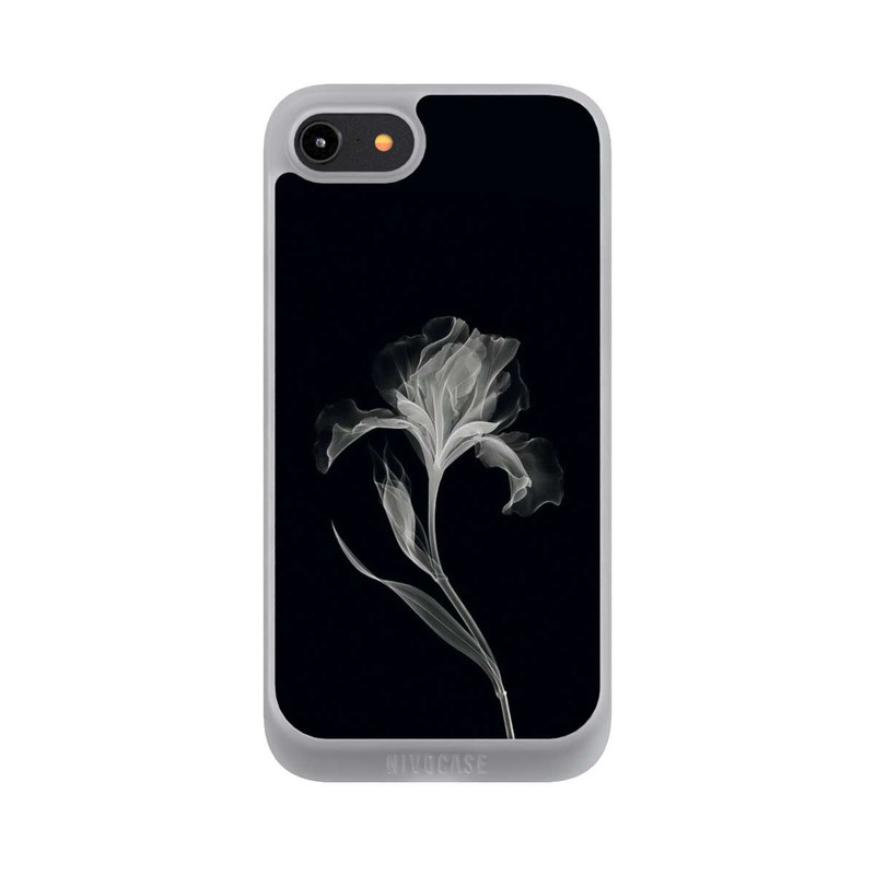 iPhone 7 NIVOpure Negativ Flower Grey on Black with AI