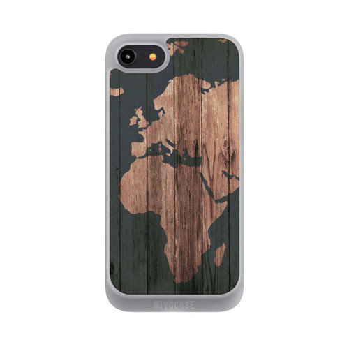 Apple iPhone 8 NIVOpure Wooden World Map