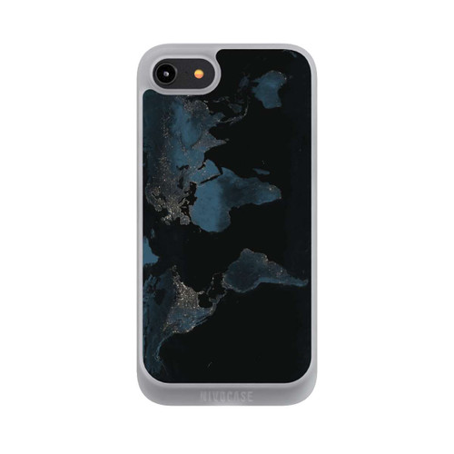 Apple iPhone 8 NIVOpure Carte du Monde Nuit