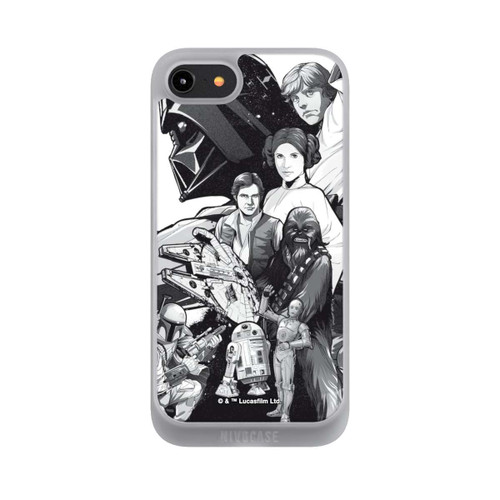 Apple iPhone 8 NIVOpure StarWars Charaktere - Schwarz-Weiß
