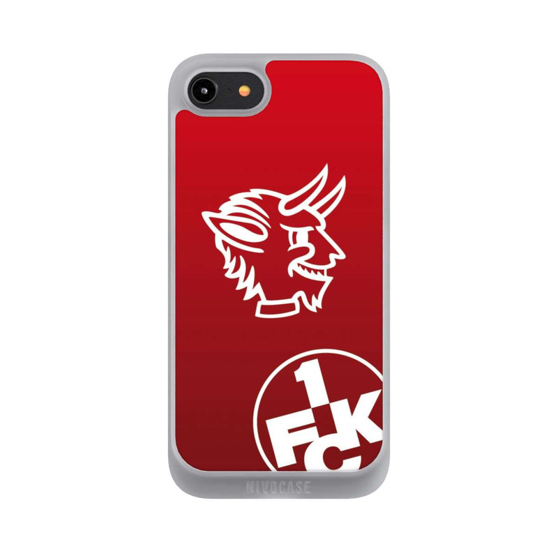 iPhone 8 NIVOpure Teufelskopf FCK auf Rot
