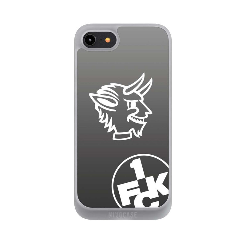 iPhone 8 NIVOpure Teufelskopf FCK auf Schwarz