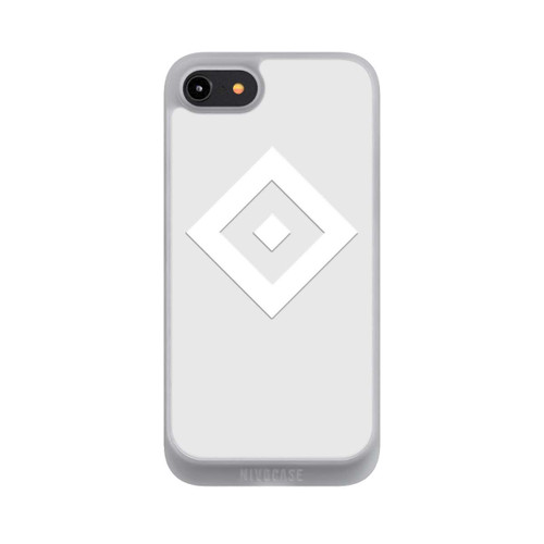 Apple iPhone 8 NIVOpure Rauten Logo auf HSV Grau