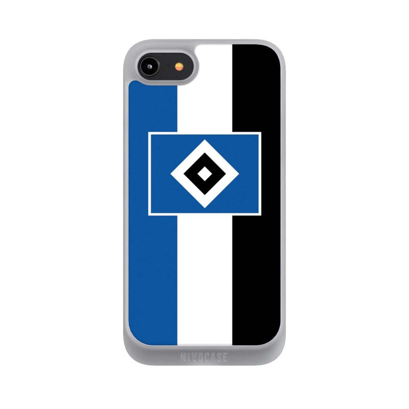 iPhone 8 NIVOpure HSV Streifen - Blau-Weiß-Schwarz