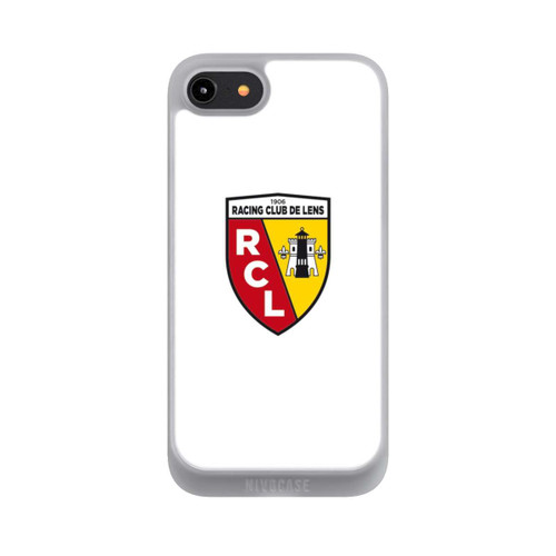 Apple iPhone 8 NIVOpure RC Lens Logo / Blanc