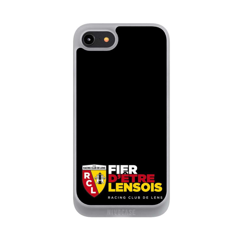 iPhone 8 NIVOpure RC Lens Logo en bas Noir