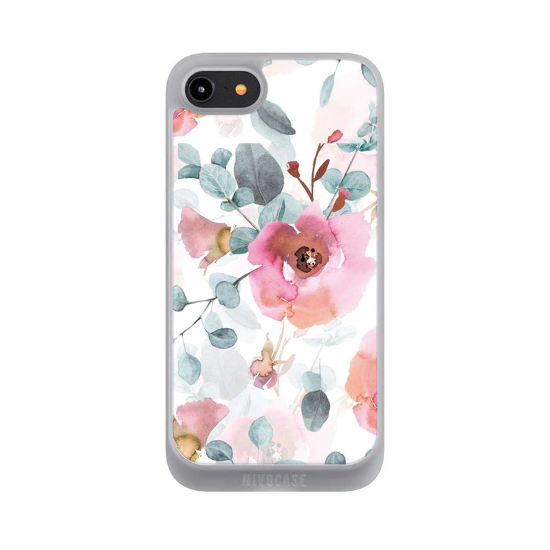 iPhone 8 NIVOpure Aquarell Blumentapete