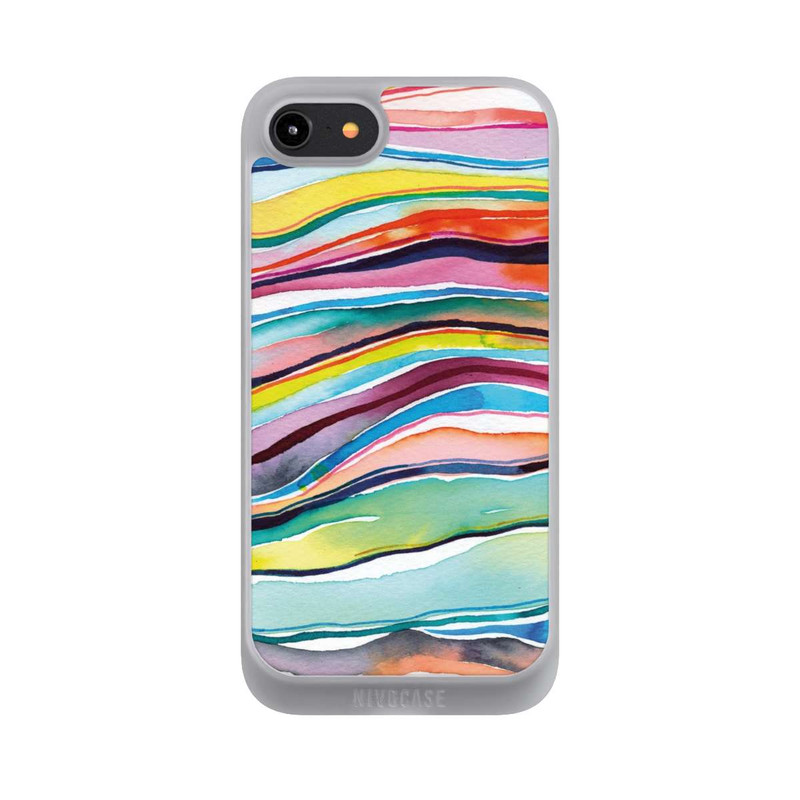 iPhone 8 NIVOpure Aquarell Achatschichten