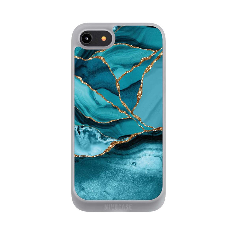 iPhone 8 NIVOpure Ice Blue Marble Landscape