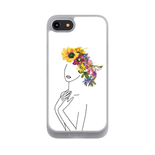Apple iPhone 8 NIVOpure Line Art Frau mit Blumenkrone