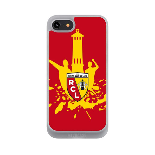 Apple iPhone 8 NIVOpure RC Lens Tour jaune sur rouge