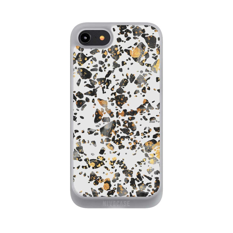 iPhone 8 NIVOpure Gold Speckled Terrazzo