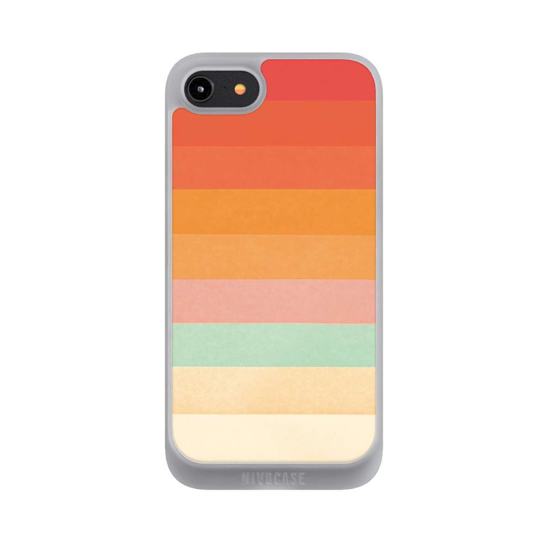 iPhone 8 NIVOpure Regenbogen Chevrons II