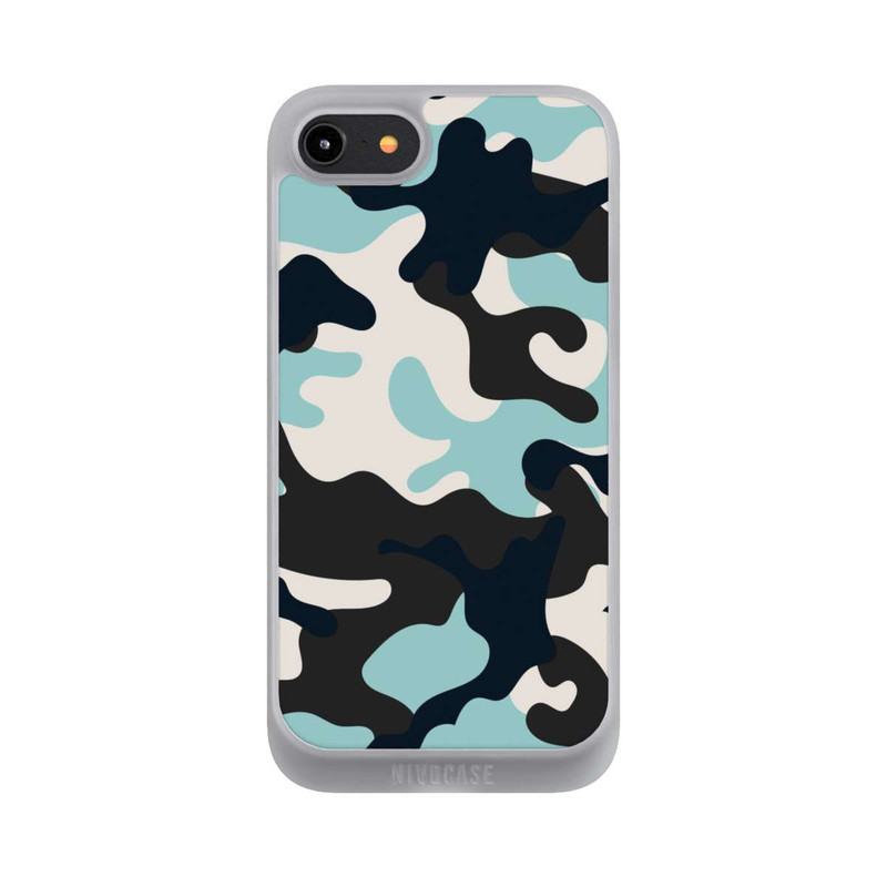 iPhone 8 NIVOpure Blue Camouflage
