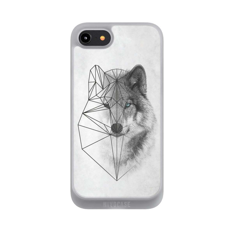 iPhone 8 NIVOpure Polygonaler Wolf