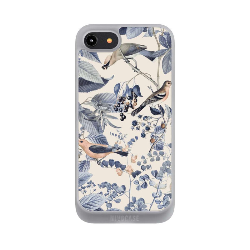 iPhone 8 NIVOpure Vögel und Beeren in Beige