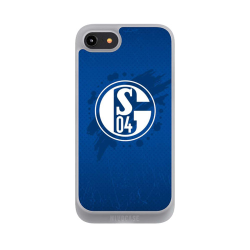 Apple iPhone 8 NIVOpure Schalke 04 Farbe Fleck Blau