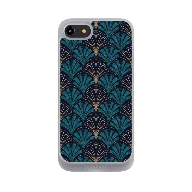 iPhone 8 NIVOpure Art Deco Aquamarin Gold