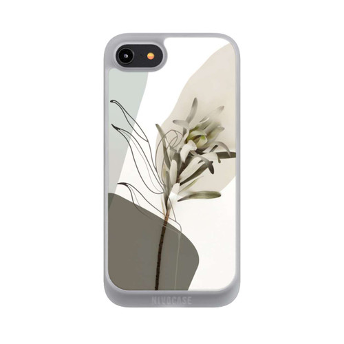 Apple iPhone 8 NIVOpure Boho Line Art Olivgrün