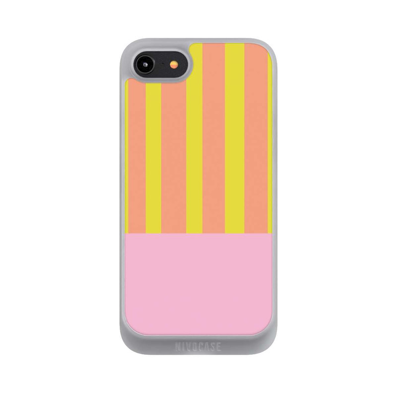 iPhone 8 NIVOpure Neonfarbige Streifen