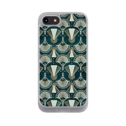 Apple iPhone 8 NIVOpure Art Deco Green Pattern